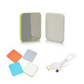 Square 2000 mAh Ultra thin Portable Charger/ Mirror